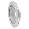 E-Line Drilled & Slotted Silver Brake Rotor, Fits Select Infiniti/Nissan, Position: Rear Right - image 1