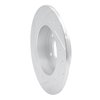 E-Line Drilled & Slotted Silver Brake Rotor, Fits Select Infiniti/Nissan, Position: Rear Right - image 3