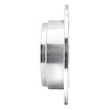 E-Line Drilled & Slotted Silver Brake Rotor, 1990-1992 Infiniti/Nissan, Position: Rear Right - image 1