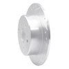 E-Line Drilled & Slotted Silver Brake Rotor, 1990-1996 Infiniti/Nissan, Position: Rear Left - image 4