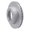 E-Line Drilled & Slotted Silver Brake Rotor, 1994-2017 Fits Multiple Makes/Models, Position: Front & Rear Left - image 2