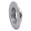 E-Line Drilled & Slotted Silver Brake Rotor, 1990-1994 Mopar, Position: Rear Right - image 1