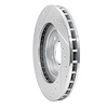 E-Line Drilled & Slotted Silver Brake Rotor, 1991-1993 Fits Multiple Makes/Models, Position: Front Right - image 1