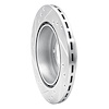 E-Line Drilled & Slotted Silver Brake Rotor, 1991-1993 Fits Multiple Makes/Models, Position: Rear Right - image 1