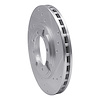 E-Line Drilled & Slotted Silver Brake Rotor, 1991-1992 Mitsubishi, Position: Front Right - image 1