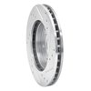 E-Line Drilled & Slotted Silver Brake Rotor, 1990-2005 Fits Multiple Makes/Models, Position: Front Left - image 2
