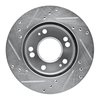 E-Line Drilled & Slotted Silver Brake Rotor, 1990-2005 Fits Multiple Makes/Models, Position: Front Right - image 3