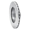 E-Line Drilled & Slotted Silver Brake Rotor, 1992-2000 Fits Multiple Makes/Models, Position: Front Right - image 3