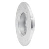 E-Line Drilled & Slotted Silver Brake Rotor, 1992-1996 Fits Multiple Makes/Models, Position: Front Left - image 4