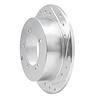 E-Line Drilled & Slotted Silver Brake Rotor, 1994-2007 Fits Multiple Makes/Models, Position: Rear Right - image 1
