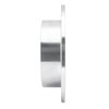 E-Line Drilled & Slotted Silver Brake Rotor, 1994-2007 Fits Multiple Makes/Models, Position: Rear Right - image 2