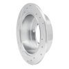 E-Line Drilled & Slotted Silver Brake Rotor, 1994-2007 Fits Multiple Makes/Models, Position: Rear Right - image 4
