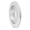 E-Line Drilled & Slotted Silver Brake Rotor, 1993-1999 Fits Multiple Makes/Models, Position: Rear Right - image 4