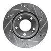 E-Line Drilled & Slotted Silver Brake Rotor, 2000-2012 Fits Multiple Makes/Models, Position: Front Left - image 2