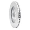 E-Line Drilled & Slotted Silver Brake Rotor, 2000-2012 Fits Multiple Makes/Models, Position: Front Right - image 3