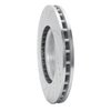 E-Line Drilled & Slotted Silver Brake Rotor, 2003-2006 Mitsubishi, Position: Front Right - image 2