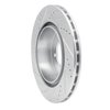 E-Line Drilled & Slotted Silver Brake Rotor, 2003-2006 Mitsubishi, Position: Rear Right - image 3