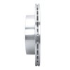 E-Line Drilled & Slotted Silver Brake Rotor, 2006-2012 Mitsubishi, Position: Rear Right - image 3