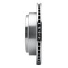 E-Line Drilled & Slotted Silver Brake Rotor, 2000-2006 Mitsubishi, Position: Rear Left - image 3