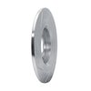 E-Line Drilled & Slotted Silver Brake Rotor, Fits Select Mitsubishi, Position: Rear Left - image 4