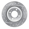 E-Line Drilled & Slotted Silver Brake Rotor, Fits Select Fits Multiple Makes/Models, Position: Front Right - image 4
