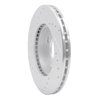 E-Line Drilled & Slotted Silver Brake Rotor, 1978-1992 Audi/Porsche/Volkswagen, Position: Front Right - image 3