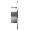 E-Line Drilled & Slotted Silver Brake Rotor, 1980-1991 Audi/Porsche/Volkswagen, Position: Rear Left - image 3