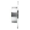E-Line Drilled & Slotted Silver Brake Rotor, 1982-1998 Audi/Porsche/Volkswagen, Position: Rear Right - image 3