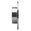 E-Line Drilled & Slotted Silver Brake Rotor, 1998-2001 Audi/Porsche/Volkswagen, Position: Rear Right - image 3