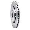 E-Line Drilled & Slotted Silver Brake Rotor, 2000-2006 Audi/Porsche/Volkswagen, Position: Rear Left - image 1