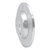 E-Line Drilled & Slotted Silver Brake Rotor, 2001-2003 Audi/Porsche/Volkswagen, Position: Rear Right - image 3