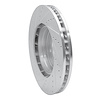 E-Line Drilled & Slotted Silver Brake Rotor, 2003-2018 Audi/Porsche/Volkswagen, Position: Right Front