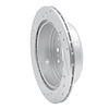 E-Line Drilled & Slotted Silver Brake Rotor, 1990-1992 Lexus/Toyota/Scion, Position: Rear Right - image 1