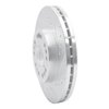 E-Line Drilled & Slotted Silver Brake Rotor, 1991-1992 Lexus/Toyota/Scion, Position: Front Right - image 2