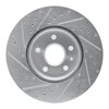 E-Line Drilled & Slotted Silver Brake Rotor, 2006-2015 Lexus/Toyota/Scion, Position: Rear Right - image 4