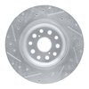E-Line Drilled & Slotted Silver Brake Rotor, 2007-2017 Lexus/Toyota/Scion, Position: Rear Right - image 4
