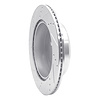 E-Line Drilled & Slotted Silver Brake Rotor, 2013-2020 Lexus/Toyota/Scion, Position: Rear Right - image 1