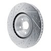 E-Line Drilled & Slotted Silver Brake Rotor, Fits Select Lexus/Toyota/Scion, Position: Right Front - image 3