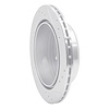 E-Line Drilled & Slotted Silver Brake Rotor, 1982-1985 Lexus/Toyota/Scion, Position: Rear Left - image 1