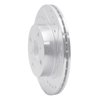 E-Line Drilled & Slotted Silver Brake Rotor, 1985-1988 Fits Multiple Makes/Models, Position: Front Right - image 3