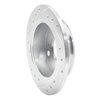 E-Line Drilled & Slotted Silver Brake Rotor, 1985-1987 Lexus/Toyota/Scion, Position: Rear Right - image 2