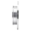 E-Line Drilled & Slotted Silver Brake Rotor, 1985-1987 Lexus/Toyota/Scion, Position: Rear Right - image 3