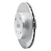 E-Line Drilled & Slotted Silver Brake Rotor, 1986-1989 Lexus/Toyota/Scion, Position: Front Right - image 3