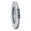 E-Line Drilled & Slotted Silver Brake Rotor, 1985-1988 Lexus/Toyota/Scion, Position: Front Right - image 1