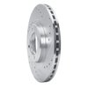 E-Line Drilled & Slotted Silver Brake Rotor, 1985-1988 Lexus/Toyota/Scion, Position: Front Right - image 4