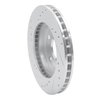 E-Line Drilled & Slotted Silver Brake Rotor, 1991-1995 Lexus/Toyota/Scion, Position: Front Right - image 3