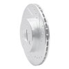E-Line Drilled & Slotted Silver Brake Rotor, 1992-1995 Lexus/Toyota/Scion, Position: Front Right - image 2