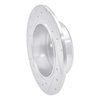 E-Line Drilled & Slotted Silver Brake Rotor, 1992-2003 Lexus/Toyota/Scion, Position: Rear Right - image 2