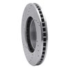 E-Line Drilled & Slotted Silver Brake Rotor, 1994-1999 Lexus/Toyota/Scion, Position: Front Right - image 3