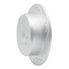 E-Line Drilled & Slotted Silver Brake Rotor, 1996-1999 Lexus/Toyota/Scion, Position: Rear Right - image 1